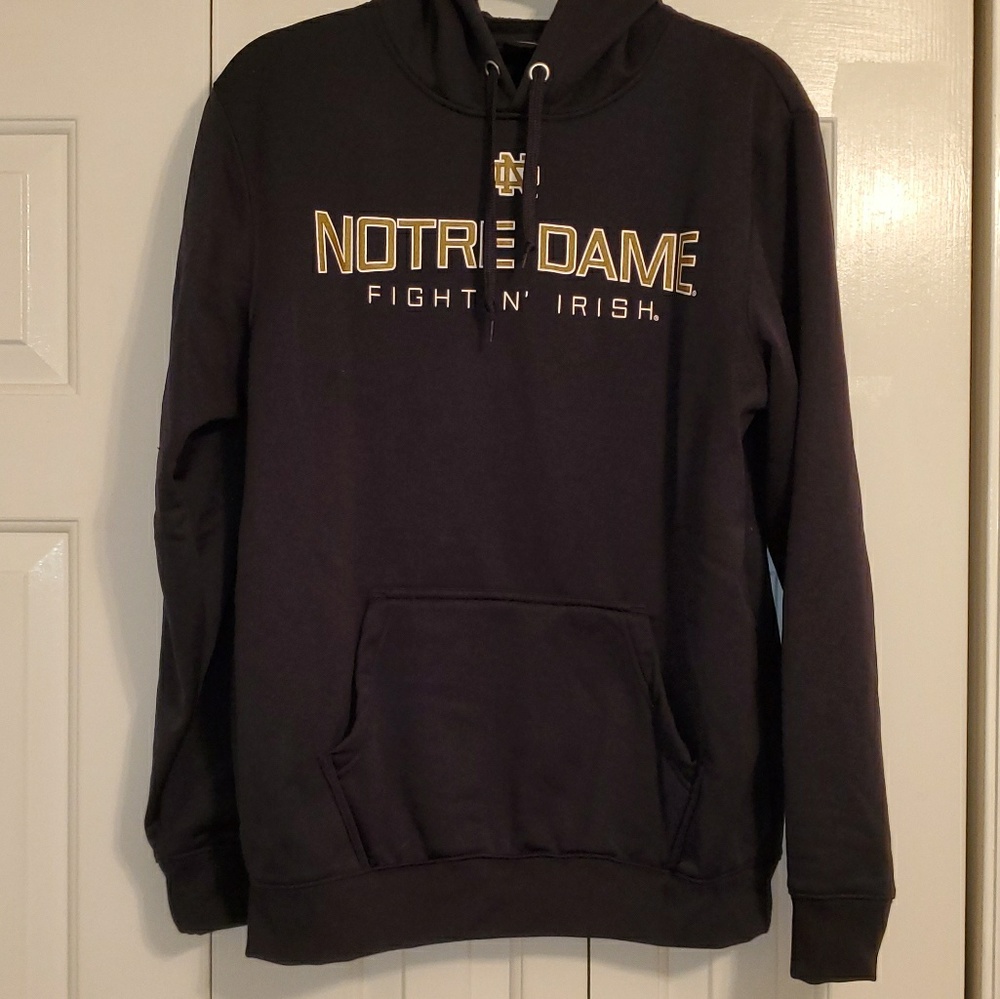 Navy adidas Notre Dame Hoodie